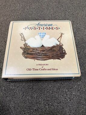 American Pastimes Book - Cream Cover with Nest Artwork